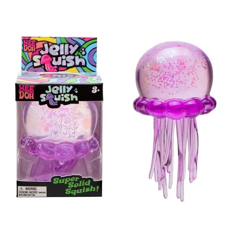 Hot Selling Schylling NeeDoh Fuzz Ball Jellyfish Squishy Blind Box Soft Squeeze Toy Stress Anxiety Relief Stress Sensory Gift