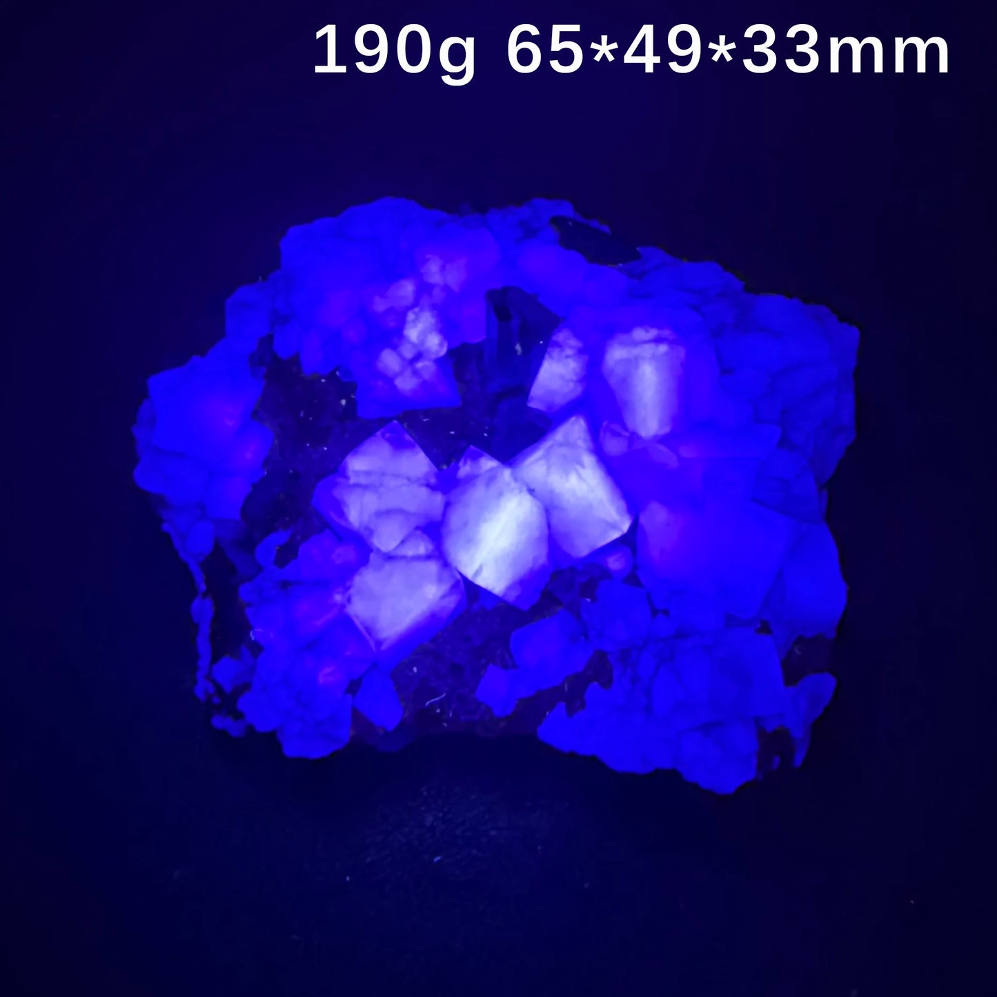 Natural Raw Daylight Fluorite Crystal Healing Stone - Educational Collection Gift Home Decorative Marker