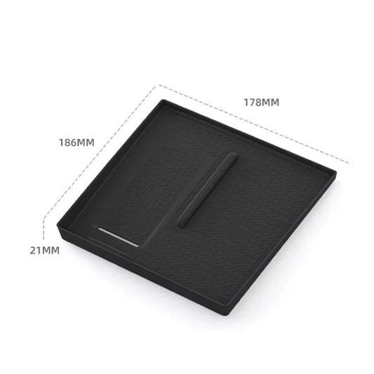 Car Center Console Wireless Charging Pad For CHERY JETOUR G700 Silicone Anti-slip Mat Protective Mat Dustproof Car Accessories