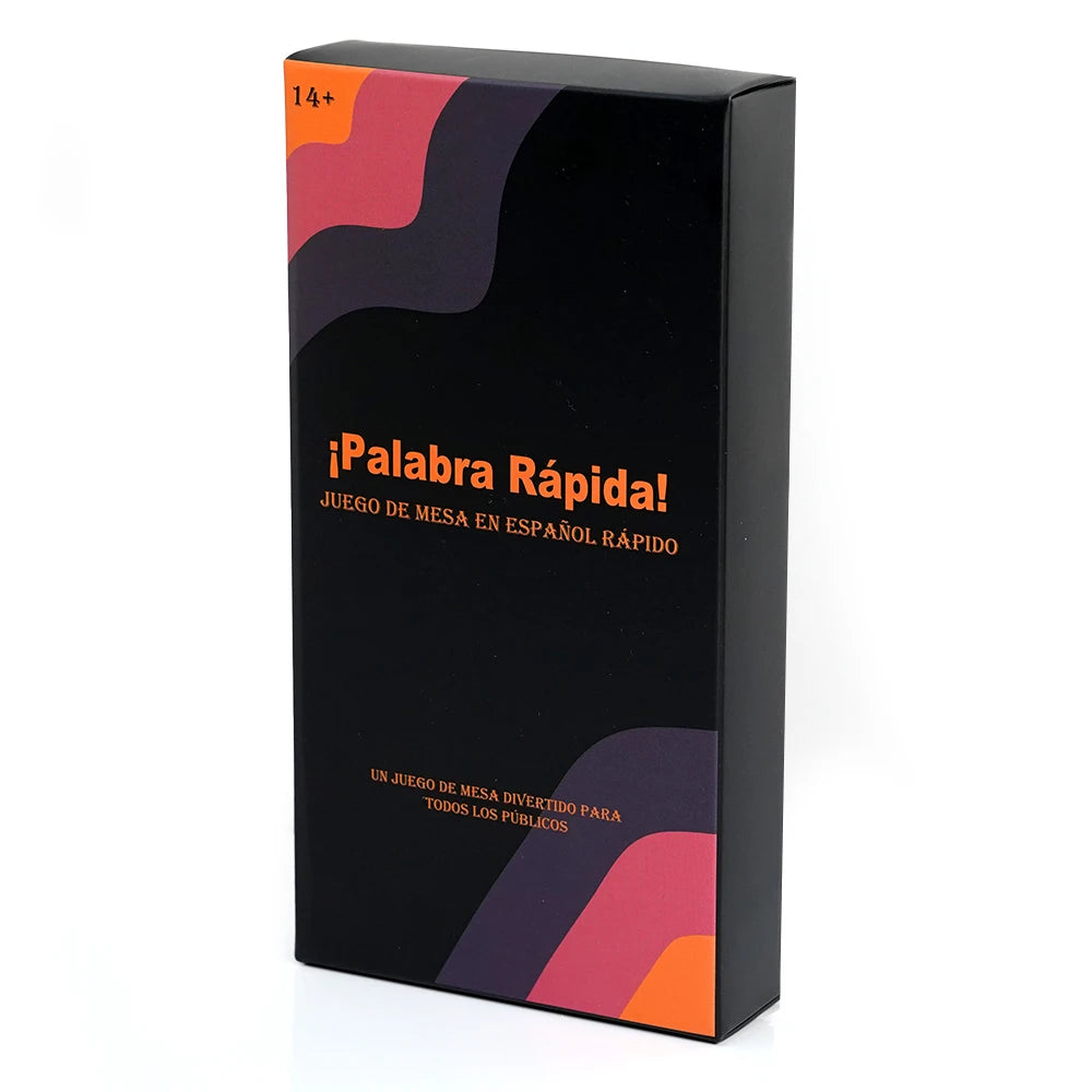 ¡Palabra Rápida! JUEGO DE MESA EN ESPAÑOL RÁPIDO UN JUEGO DE MESA DIVERTIDO PARA TODOS LOS PÚBLICOS