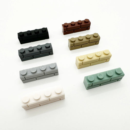 300pcs Bulk Building Blocks Thick wall Figures Bricks 1x4 Dots Educational Creative Size Compatible With 15533 Toy for Children