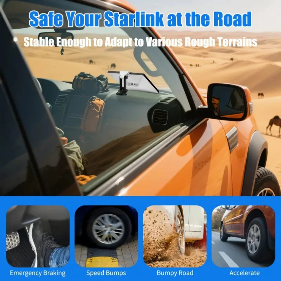 Suitable For Starlink Mini Car Suction Cup Holder, Used For Dashboard, Easy To Install. Ensure Stability While Driving