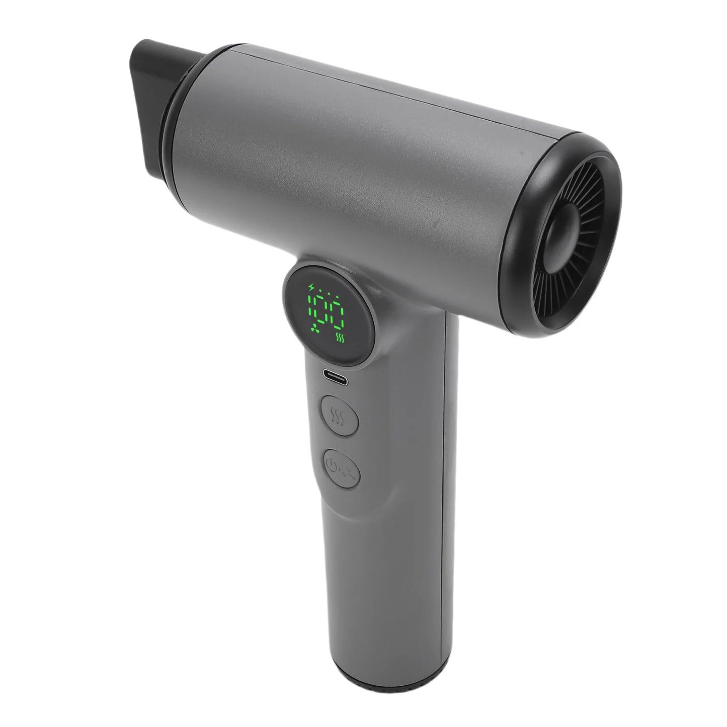 Cordless Hair Dryer 200W 15600mAh USB Rechargeable Cold Hot Wind Portable Hair Blow Dryer for Travel Camping Blow Dryer