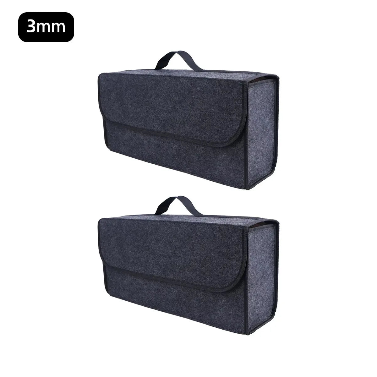 PINMOAP Car Trunk Storage Bag Foldable And Thickened Felt Box Car Storage Box Universal High-Quality And Durable Felt Fabric