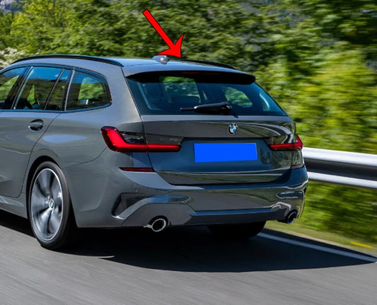 Rear Roof Lip Spoiler Cap For BMW 3 Series Touring G21 M-Package 2018-2024 ABS Glossy Black Car Exterior Styling Wing Accessorie