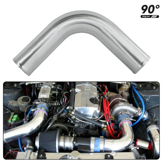 51/63/76mm 2/2.5/3 Inch Car Turbo Air Vent Pipe 0 45 90 180 Degree LS Type Aluminium Tube Universal Racing Cold Air Intake Pipe
