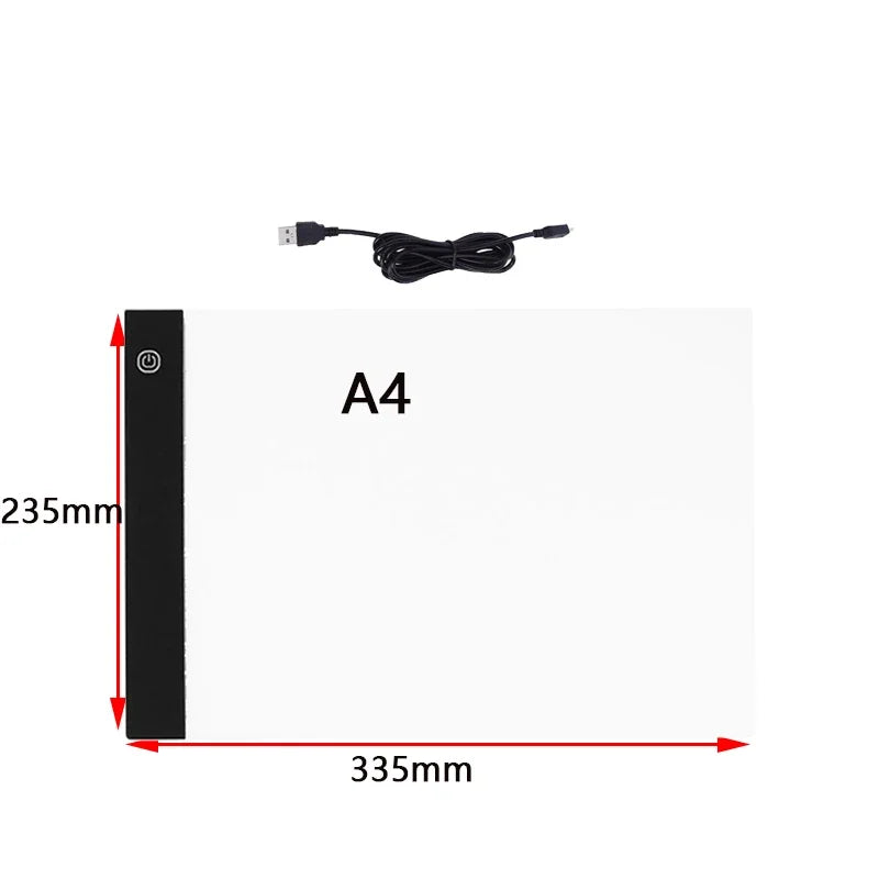 Diamond Painting Drawing Light Board LED Graphic Pad Light Box Tracing Copy Board A3 A4 A5 Electronic Art light table for drawin