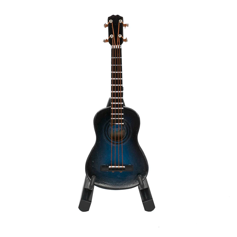 Dollhouse Miniature Guitar Musical Instrument for 1/4 1/6 1/10 1/12 Anime Figure ob11 bjd GSC Doll House Accessories Decoration