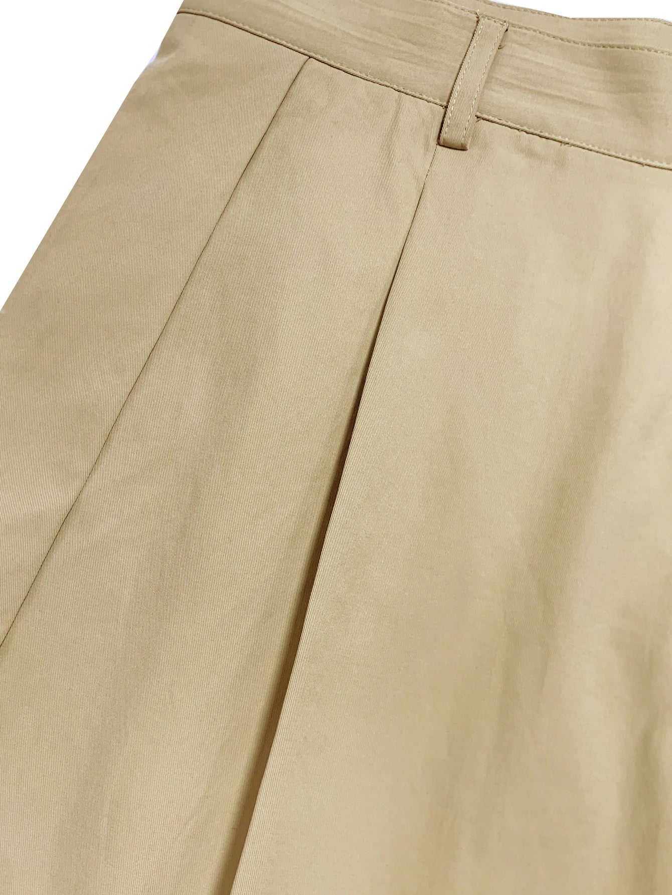 2026 SS New Arrival Men Solid Woven 7/8 Suit Pants Button Pleated Loose Straight Cropped Daily Street Trousers
