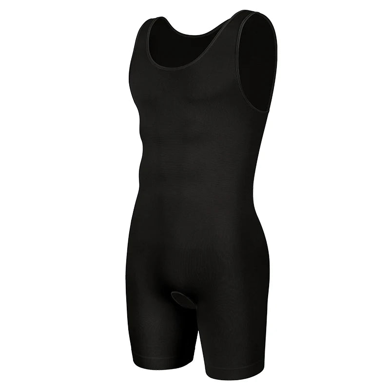 Full Body Shaper Mens Sleeveless Underwear Compression Seamless Bodysuit Shapewear Tummy Control Faja Para Hombres slimming vest