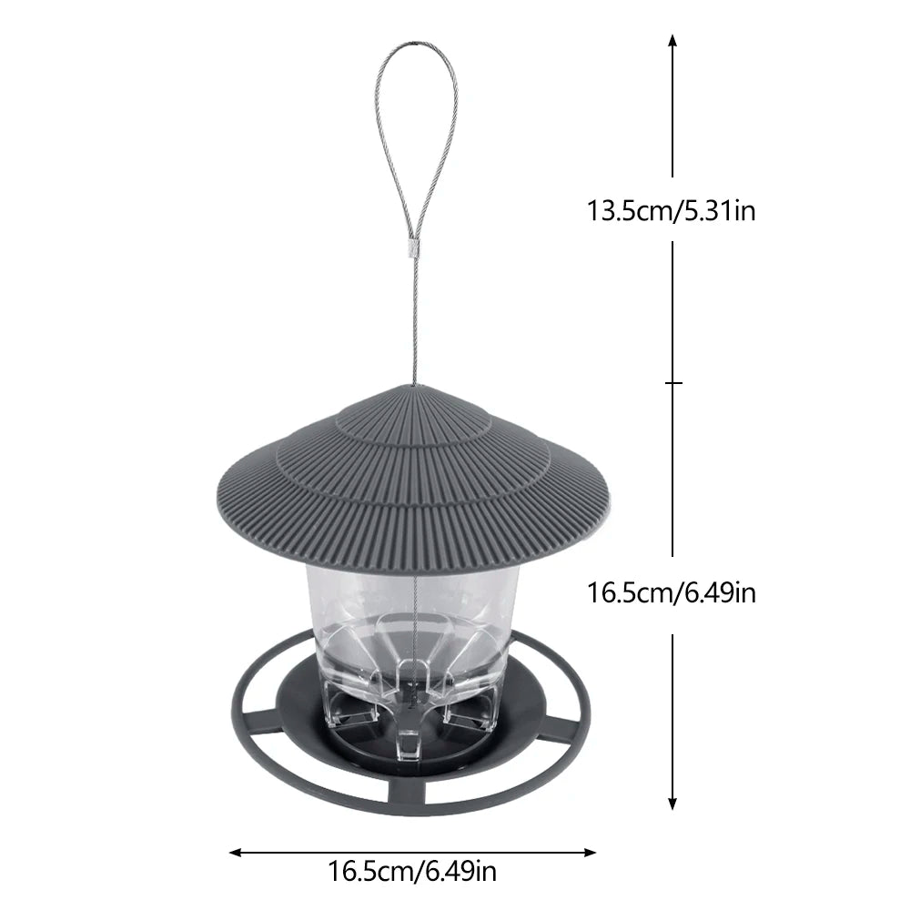 3/2/1PCS Bird Feeder Hanging Easy Clean and Fill Outdoor Large Capacity for Garden Outside Decoration Outdoors Squirrel Proof