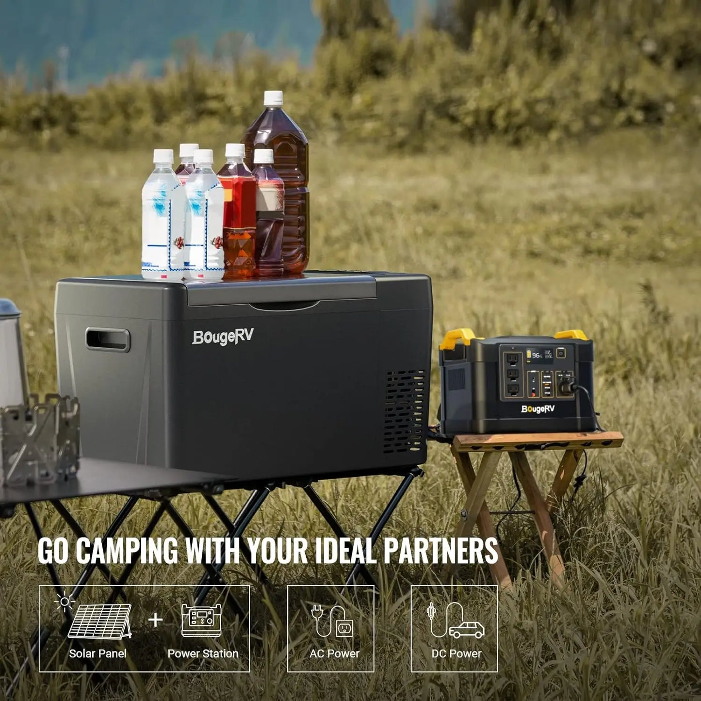 12 Refrigerator 12V Car Fridge 23 Quart Portable Freezer Compressor Cooler 12/24V DC 110~240V AC for