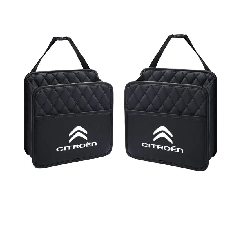 Multifunctional Car Seat Storage Bag Leather Storage Bag For Citroen C1 C2 C4 C5 C3 C4L C8 Berlingo Xsara Picasso Accessories