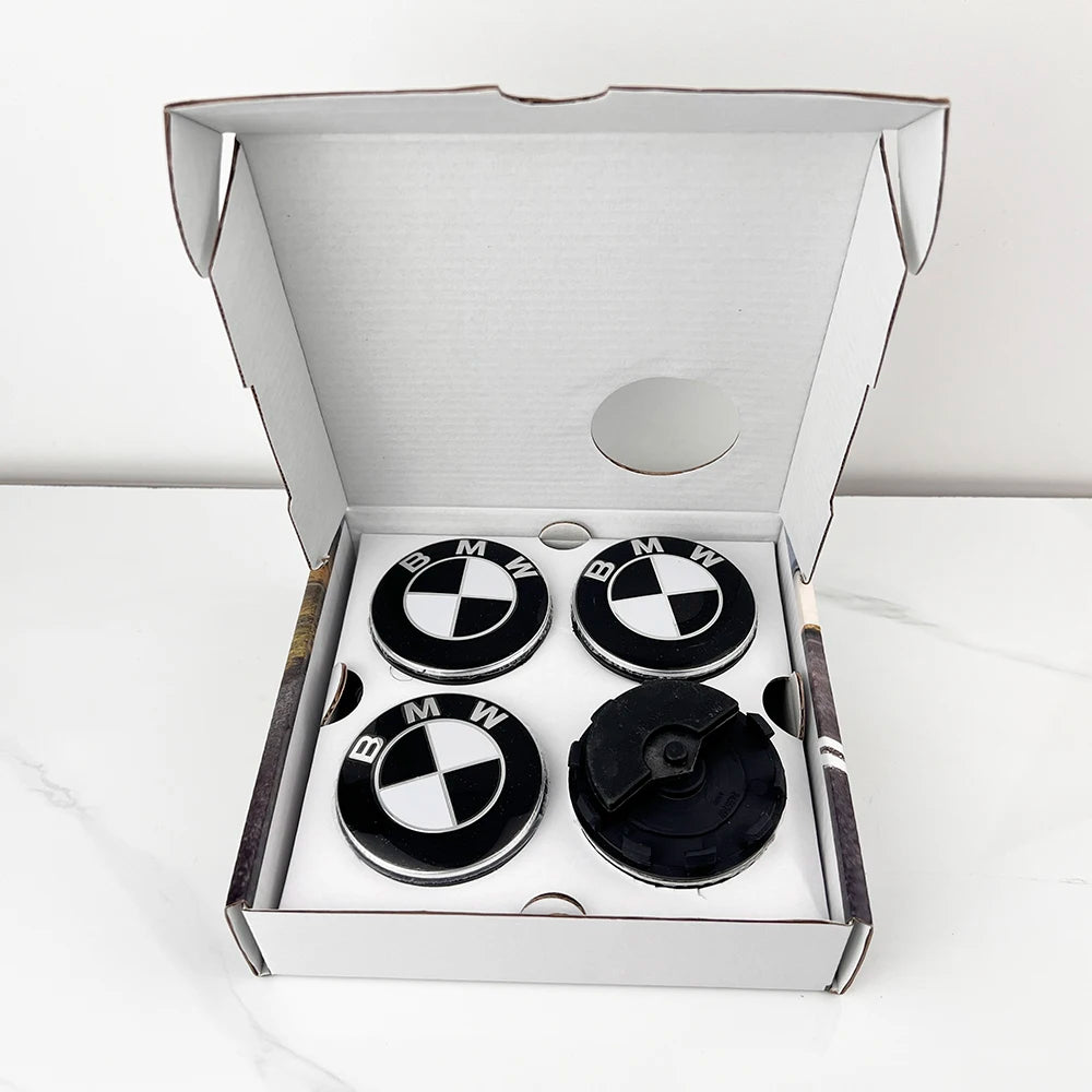 4Pcs 56mm-68mm Car Floating Wheel Center Caps For BMW X1 X3 X5 X6 X7 E60 E92 E71 E70 E46 F34 G30 G70 G08 G05 G06 G01 G02 G31/G38