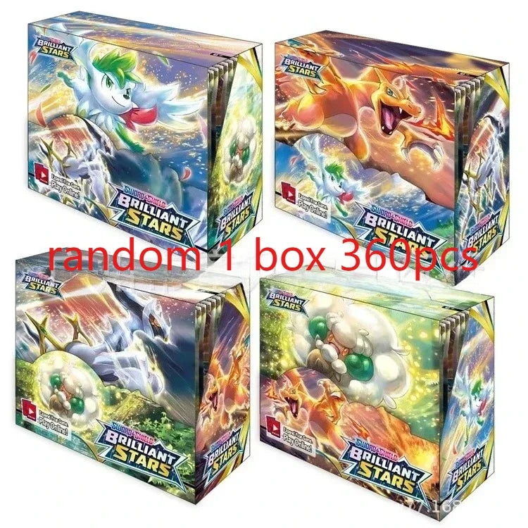 360 Pcs/Box Pokemon Card SCARLET&VIOLE 151 Astral radiance Evolutions Ultra Prism English Booster Battle Transaction Card