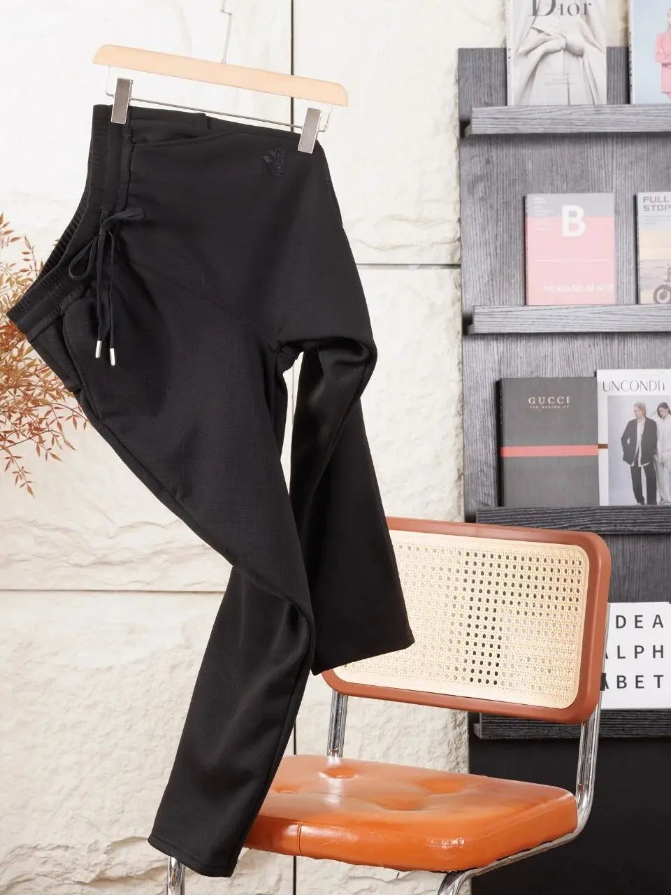 Winter Outdoor Men's Casual Pants Duck down Filling Warm Stylish Straight Leg Long Trousers Polyester Fiber Youth Fashion