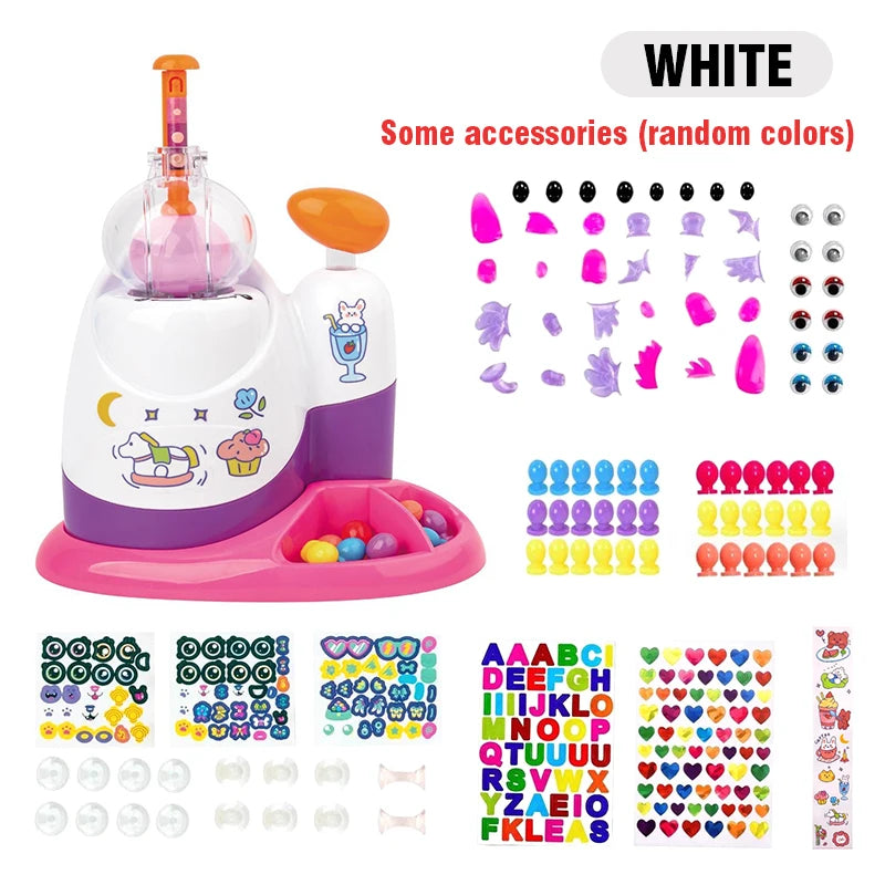 DIY Inflatable Toy Set Handmade Balloon Inflator Machine Assembly Educational Toys for Kids Fun Anti-Stress Craft Birthday Gifts