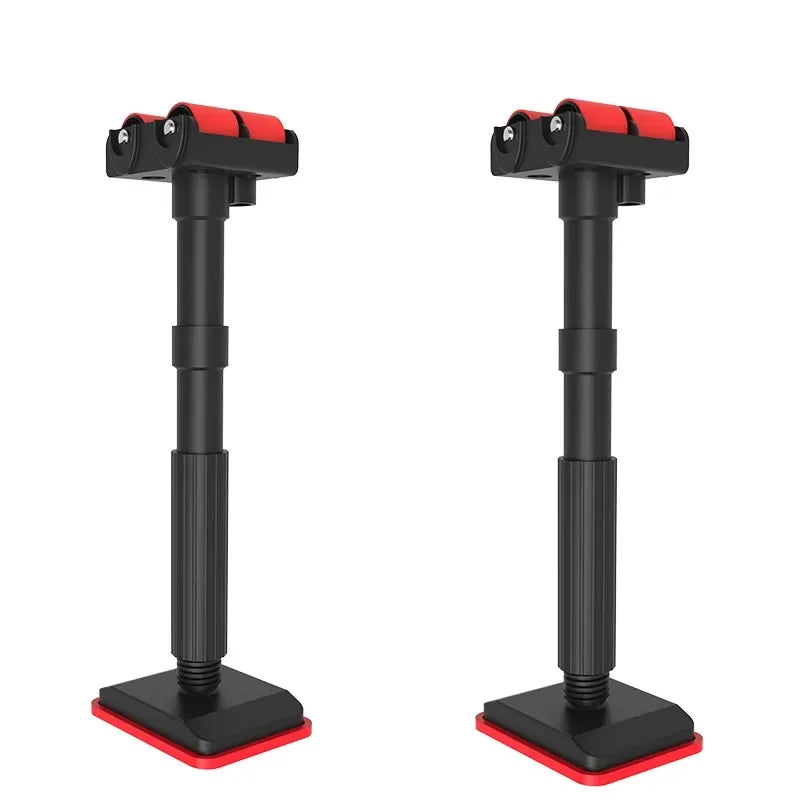 New Upgraded 19-46cm Pulley Support Adjustable Roller Jacks for Bathroom Cabinet Install Construction Lifting Fix Auxiliary Tool