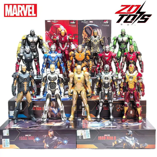 ZD Toys Iron Man Action Figures (Models: MK1-MK10,MK9, MK12, MK14, MK15, MK18, MK28, MK38, MK40, MK42, MK43,MK46 7-Inch, etc