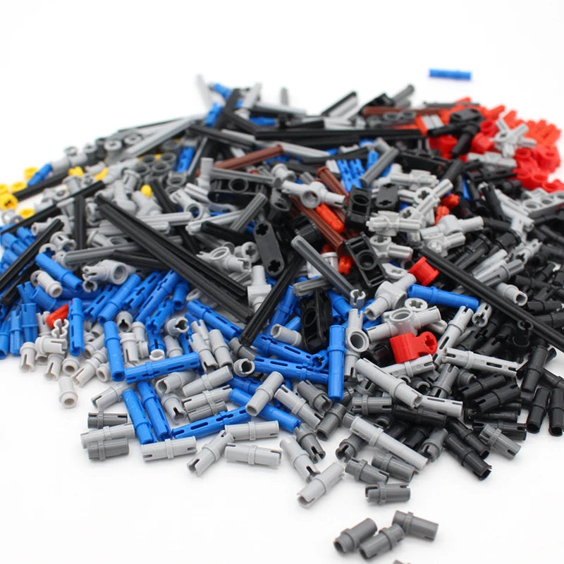 882PCS Blocks High-Tech Technical Parts Pin Beam Axle Connector Panel Gear Car Motorcycle Building Blocks Bricks Compatible Toy