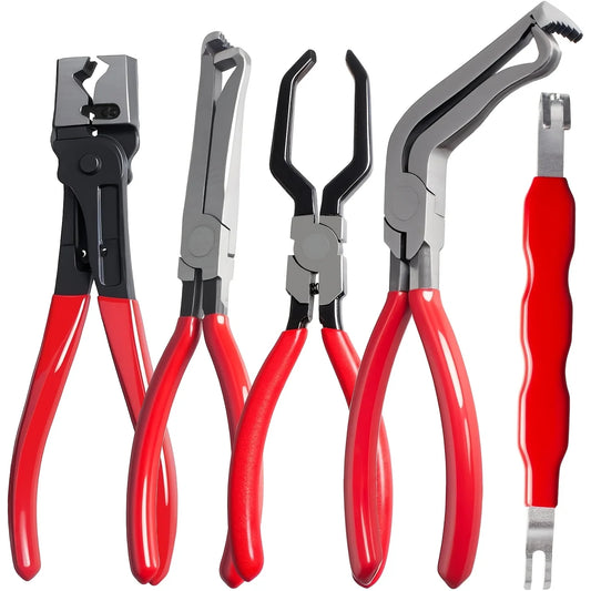6pcs Electrical Disconnect Pliers for Cars, Automotive Electrical Plug Connector Disconnect Tool and Connector Separator