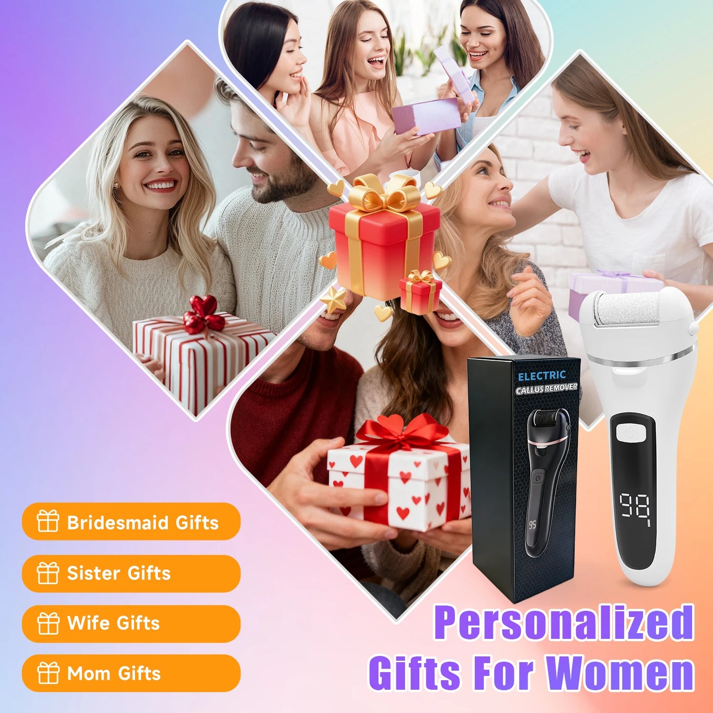 19-in-1 Portable USB Rechargeable Electric Callus Remover Pedicure Tool Set - Professional Foot Grinder Ideal Gift for Foot Care