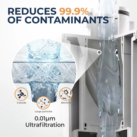 ROUNY Portable Water Dispenser 4L Direct Drinking Machine for Home & Outdoor Use Rechargeable Desktop Water Filter Purifier