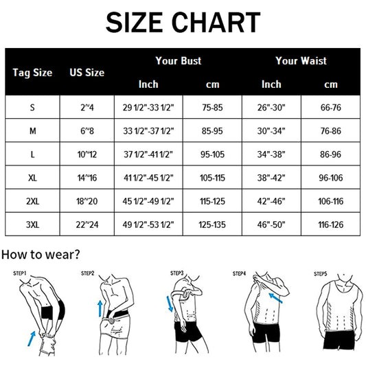 Men's Slimming Body Shapewear Corset Vest Shirt Compression Abdomen Tummy Belly Control Slim Waist Cincher Underwear Sports Vest