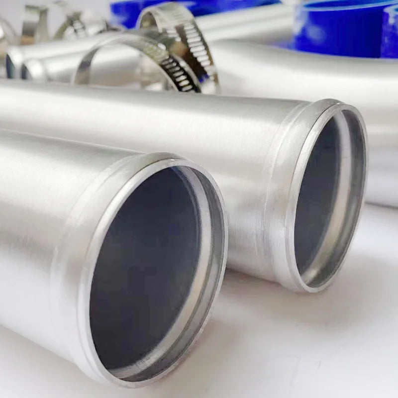 3.0" INCH 76mm UNIVERSAL 2MM THICKNESS ALUMINUM INTERCOOLER TURBO PIPE PIPING KIT