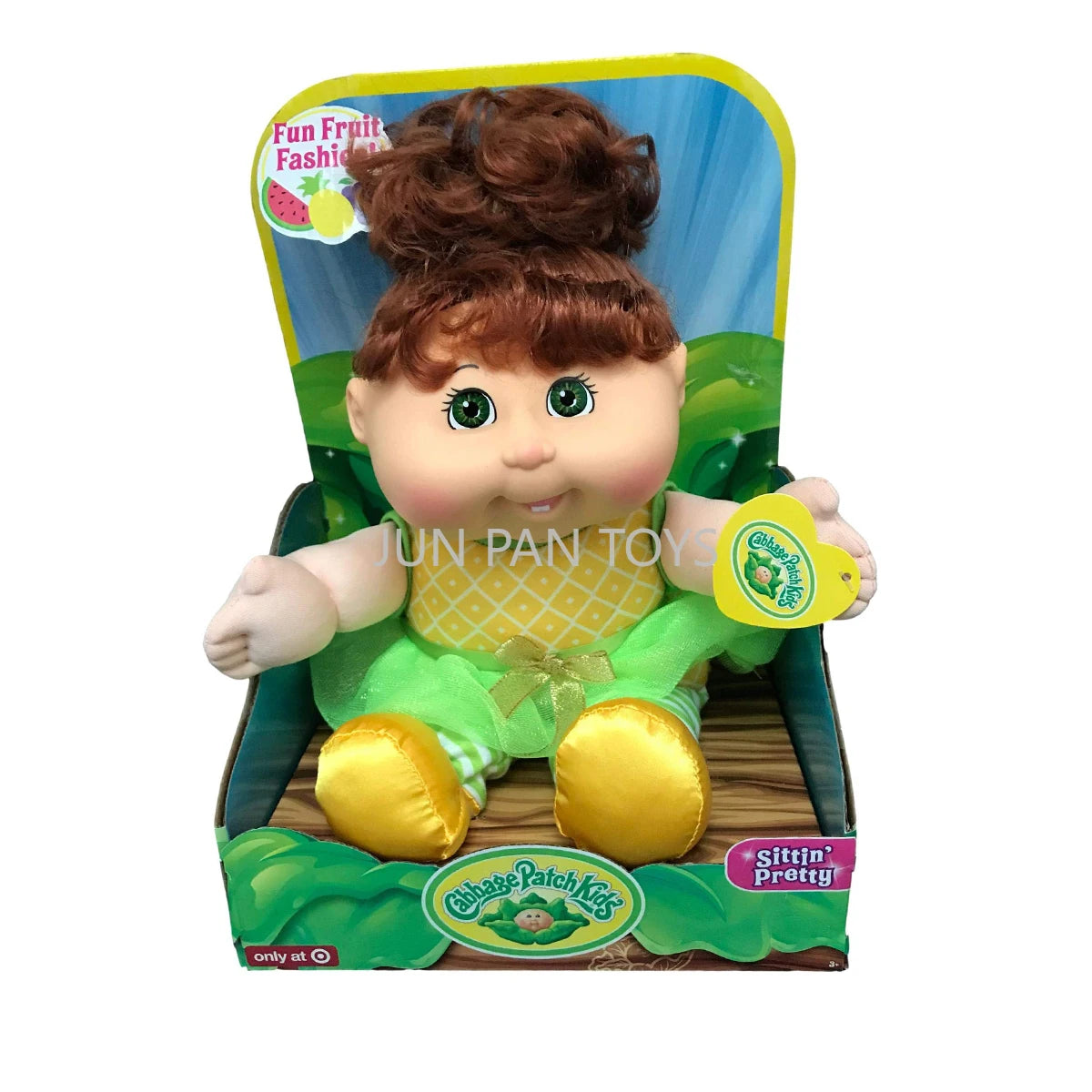 Cabbage Patch Kids Sittin' Pretty Babble 'n Sing Toddler Fun Fruit Fashion 9 Singing Along Songs Soft Doll Girl Birthday Toy 1pc