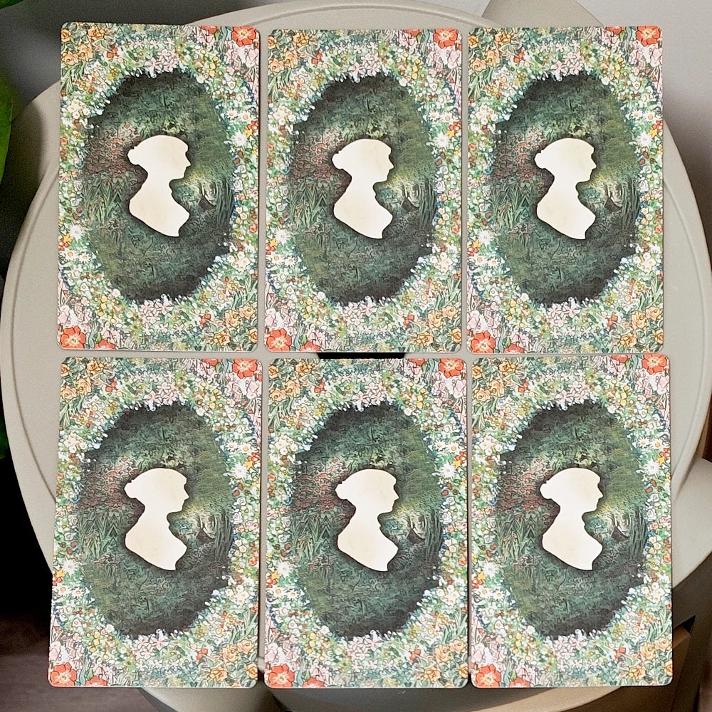 Jane Austen Tarot in Rigid Box - 12*7cm A Regency Romance Divination Deck for Literature Lovers, 78-Card Deck