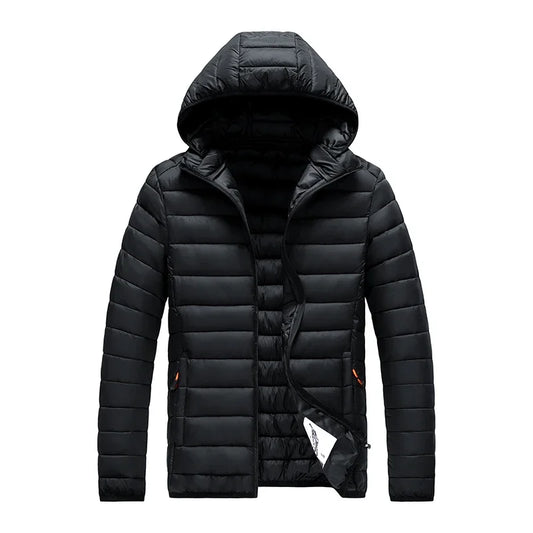 8XL Men New Autumn Winter Warm Waterproof Parkas Jacket Coat Mens Hooded Casual Outwear Detachable Hat Outfits Parkas Coat Male