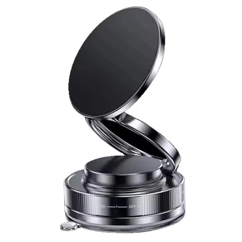Magnetic Car Phone Holder 360° Rotatable Foldable & Adjustable Magnetic Auto Mount ,Suction Cup Phone Holder for Car/Mirror