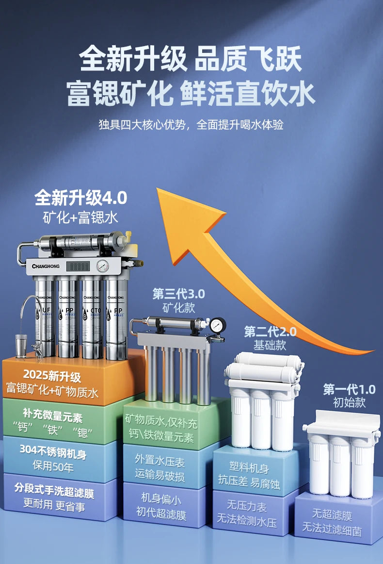 Water purifier Household direct drinking Kitchen tap faucet Pre-filter Ultrafiltration purifier Water dispenser