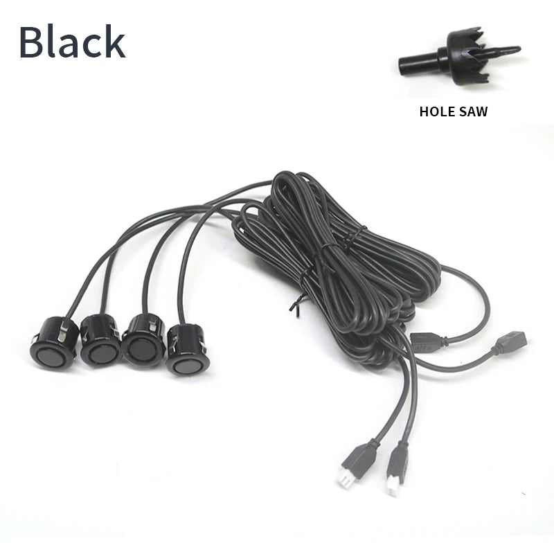 4pcs 18.5mm Car Parking Sensor Park tronic Reverse Probe Black Red Grey Silver White for Vehicles Sensor Fitting