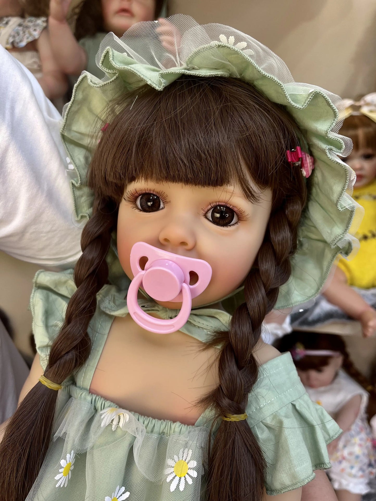 NPK 55CM full body soft silicone vinyl Reborn Toddler Girl Betty Pretty Princess lifelike Baby Doll Christmas Gift for Grils