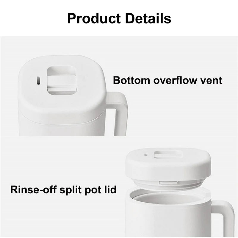 300W Smart Rice Cooker Multi-function Ceramic Non-stick Fast Electric Cook Pot 800ml Portable Electric Lunch Box For 1~2 People
