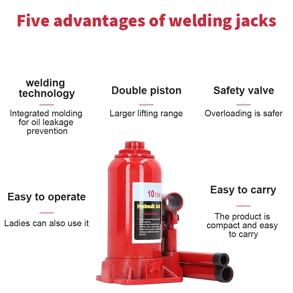 5/10/20Ton Hydraulic Bottle Jack Heavy Duty Car Lifter Lifting Repair Tool Truck AU