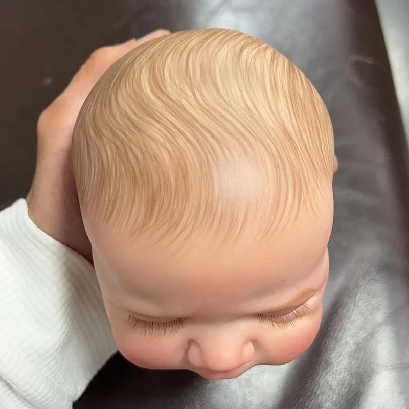 19inch Painted Kit Pascale Reborn Doll Parts Sleeping Baby with 3D Skin Painted Visible Veins Included Cloth Body