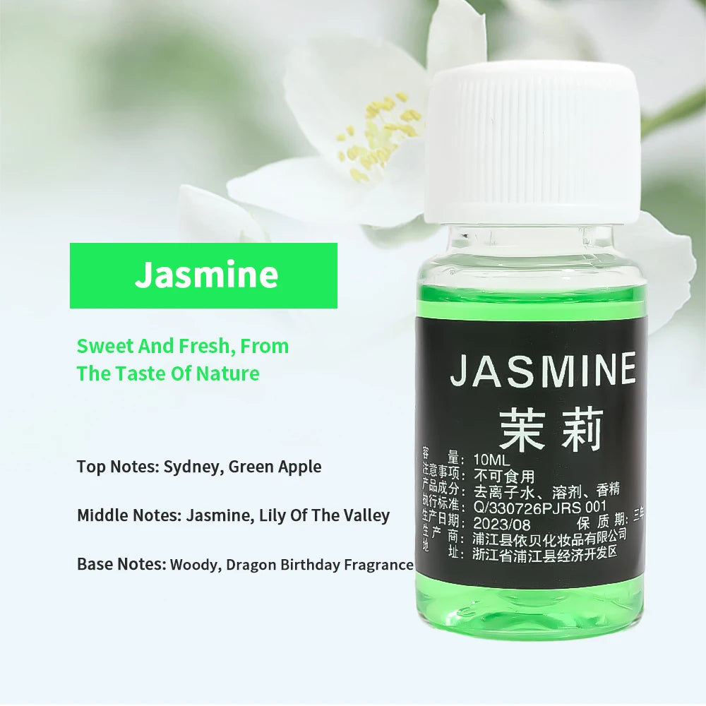 10ml Car Perfume Refill Plant Essential Oil Aroma Diffuser for Fragrance Rose Lemon Jasmine Tea Tree Aroma Diffuser Humidifier