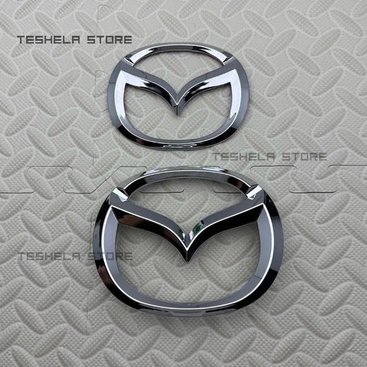 Car Front Hood Emblem Logo RearTrunk Badge For MAZDA 2 Bonnet Badge Rear Trunk Stickers Demio 2009-2025 14CM 12.5CM 11.5CM10.5CM