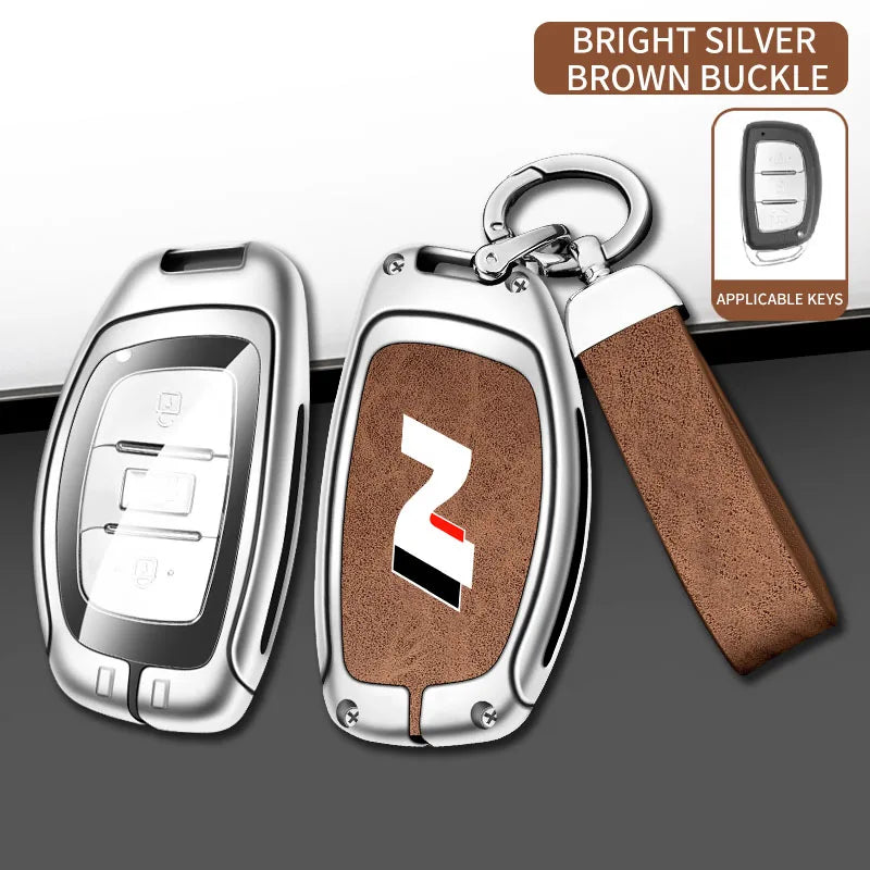 Modern High-End Hyundai Key Cover Suitable for N LINE N IX35 IX25 Tucson Sonata Car Key Case Luxury Design Vehicle Accessories