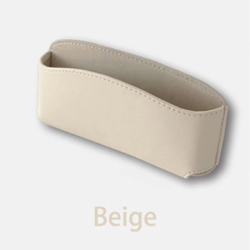 Auto Eyeglasses Organizer Box Adhesive Multifunctional pu leather car instrument panel installation for Keys, Phones, Earphones