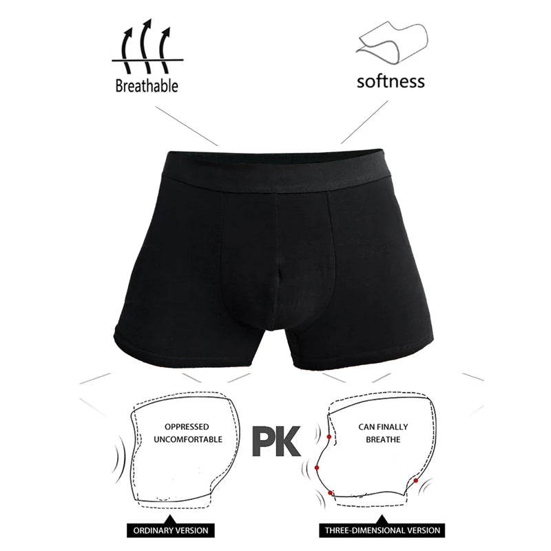 8pcs Boxers Cotton underwear for men Sexy Men's panties Set High Quality Mens Boxer Shorts Family Underpants Man Sexy Male Trunk