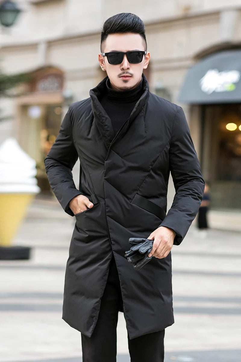 2024 new arrival winter jacket 90% white duck down jackets men,mens fashion thicken warm parkas winter down coat male KYR097