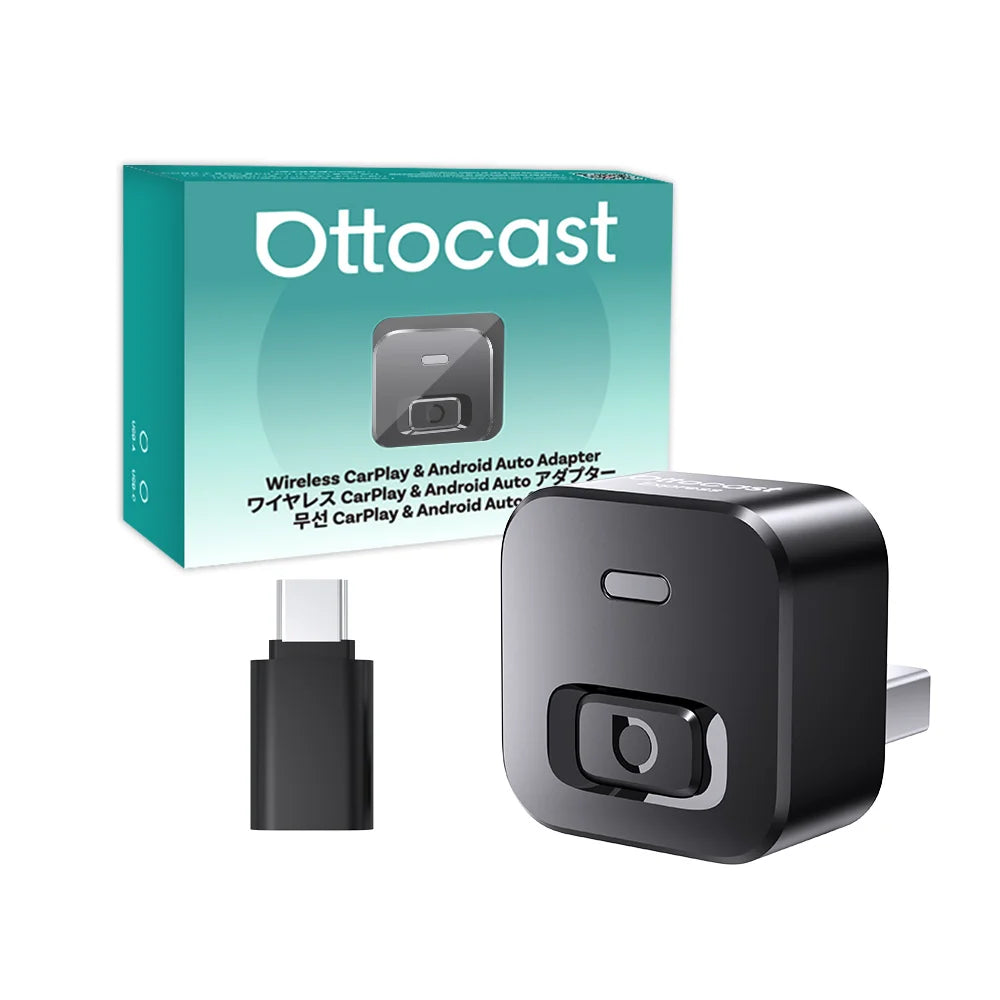 Ottocast Cabin Care Wireless Carplay Adapter Baby Car Camera for Backseat 1080P 150° Wide Angle Night Vision Back‑Seat Monitor