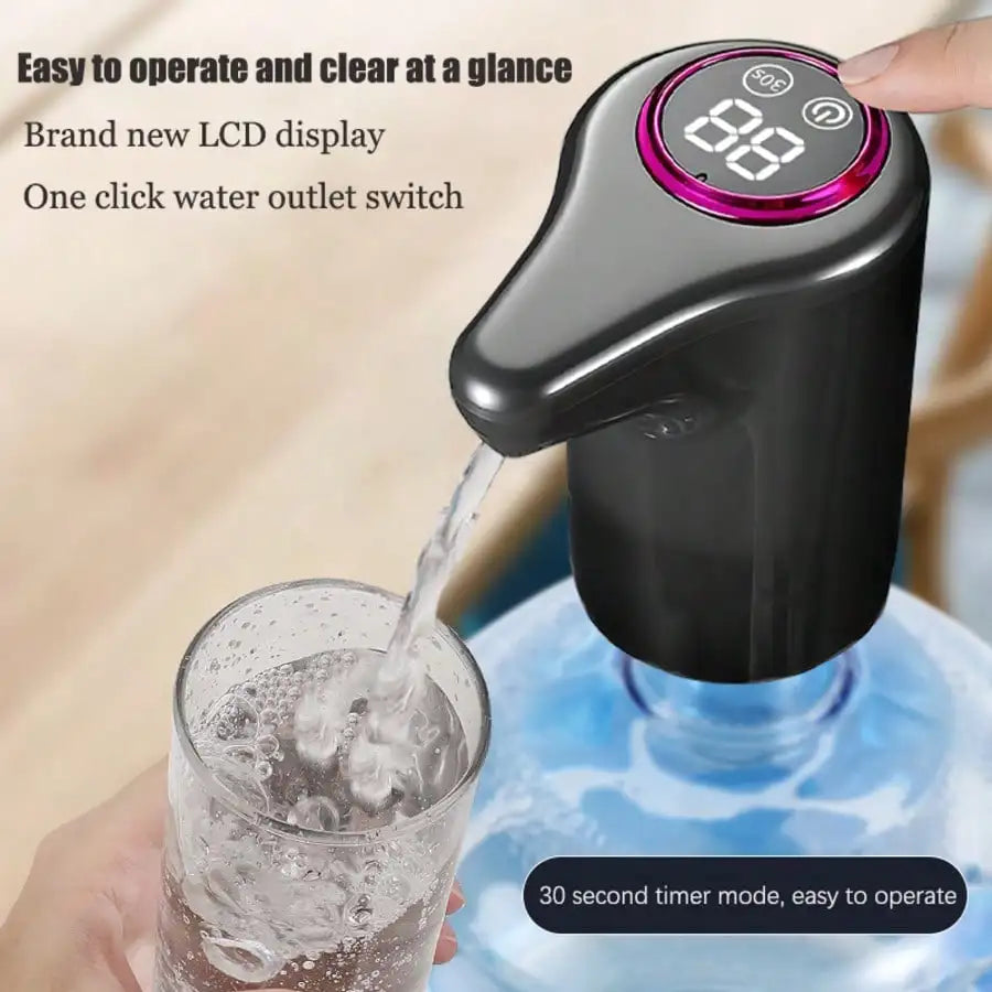 Smart Home Bottled Water Purifier Automatic Water Dispenser, USB Rechargeable, Intelligent Mineral Water Bucket Pump, Home Water Dispenser Pump, Wireless Water Pump