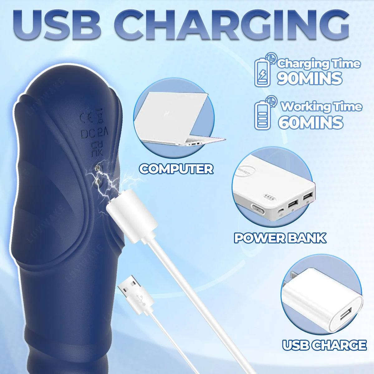 Thrusting Vibrator G Spot Vibrator Anal Dildo with 10 Vibrating 3 Thrusting Liquid Silicone Vaginal Massage Clitoris Stimulator