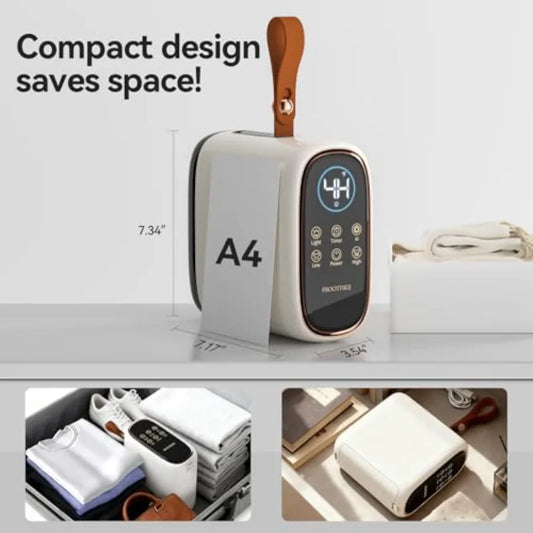 Portable Clothes Dryers for Laundry Apartments No-Installation Faster Mini Dryer for Clothes Compact Electric Clothes Dryer Mac