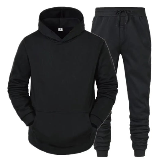 2025 New Men Sportswear Sweater Hoodies + Pants Sports Clothing Spring Autumn Sets Jogging Trousers Running Male Tracksuits